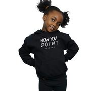 Friends Girls How You Doin? Hoodie Black 12-13 Years