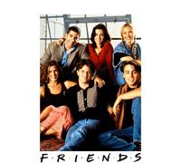Friends Group Photo Men's T-Shirt - White - 5XL