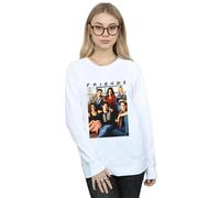 Friends Group Photo Window Sweatshirt In White White XL