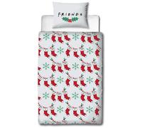 Friends Holly Single Christmas Duvet Cover Set