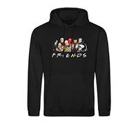 Friends Horror Movie Halloween Anime Unisex Black Hoodie Size S