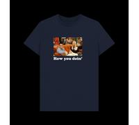 Friends How You Doin'? Unisex T-Shirt In Navy Navy 4XL