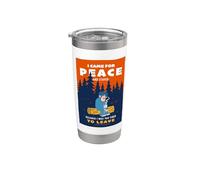 Friends. I Came for Peace Stainless Steel Insulated Tumbler