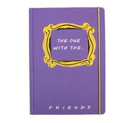 Friends I´d Rather Be Watching A5 Notebook In Purple Purple