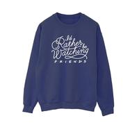 Friends I´d Rather Be Watching Sweatshirt In Navy Navy