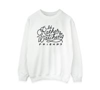 Friends I´d Rather Be Watching Sweatshirt In White White