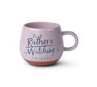 Friends I'd Rather Be Watching Round MugOne Size Pink/Grey BS3278