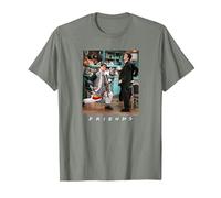 Friends Joey Lunges T-Shirt, Men, Olive Heather, Large