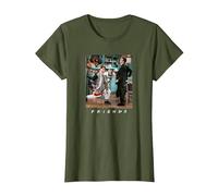 Friends Joey Lunges T-Shirt, Women, Olive Green, Medium