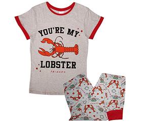 FRIENDS Ladies/Girls Official Character You're My Lobster Pyjama Set/Pyjamas Size 8/10