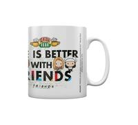 Friends Life Is Better With Chibi Mug in White Friends White