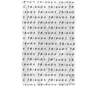 Friends Logo Repeat Super Soft Snuggle Blanket with Silky Touch - 91 x 147 cm