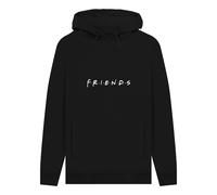 Friends Logo Unisex Hoodie - Black Black XL