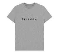 Friends Logo Unisex T-Shirt - Heather Grey in Light Grey | Size: Large Friends Light Grey L