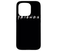 Friends Logo White Case for iPhone 15 Pro