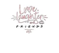 Friends Love Laughter Men's T-Shirt - White - L