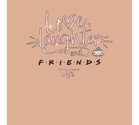 Friends Love Laughter Women's T-Shirt - Dusty Pink - XL
