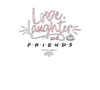 Friends Love Laughter Women's T-Shirt - White - XXL