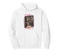 Friends Matching Group Besties On Tour Pullover Hoodie