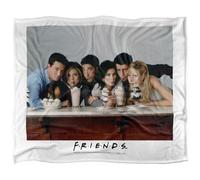 Friends Milkshake Blanket White/multicoloured (147Cm X 91Cm)