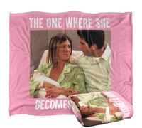 Friends Mother'S Day The One Where She Becomes A Mom Silky Touch Super Soft Throw Blanket 152 X 127 Cm