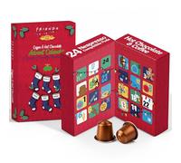 FRIENDS Nespresso Coffee & Hot Chocolate Advent Calendar - Xmas Coffee & Hot Chocolate Flavoured Original Capsule Compatible with Nespresso (24 Capsules)