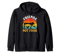 Friends Not Food Zip Hoodie