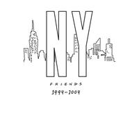 Friends NY Skyline Men's T-Shirt - White - 5XL