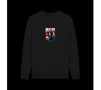 Friends Official Cast Photo Graphic Black Sweatshirt Friends Black XL