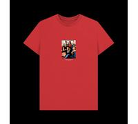 Friends Official Cast Photo Graphic Red T-Shirt Friends Red S