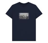 Friends Official Lunch Atop A Skyscraper Navy Graphic T-Shirt | Size: Large Friends Navy L