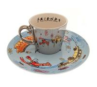 Friends Pattern Collectors Plate & Mirror Mug Set