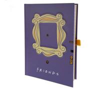 Friends Premium Photo Frame A5 Notebook In Purple Purple
