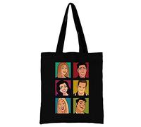 Friends Printed Canvas reusable grocery bags, Foldable Casual Travel HandBag, Shoulder Beach Tote Bags, Shopper bag eco friendly super strong washable Storage bags Shopping bag Canvas bag for Women