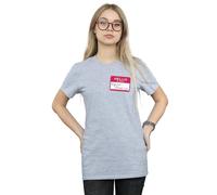 Friends Regina Phalange Name Tag Cotton Boyfriend T-Shirt In Grey Grey