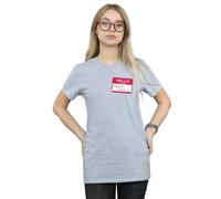 Friends Regina Phalange Name Tag Cotton Boyfriend T-Shirt In Grey Grey M