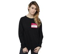 Friends Regina Phalange Name Tag Sweatshirt In Black Black L