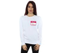 Friends Regina Phalange Name Tag Sweatshirt In White White