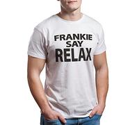 Friends Ross Parody Frankie Say Relax Men's T-Shirt for Mens White