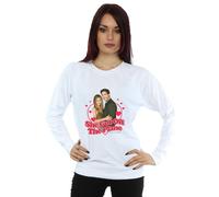 Friends She Got Off The Plane Sweatshirt In White White