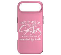 Friends Side By Side Miles Apart Sisters Connected by Heart Case for iPhone Air