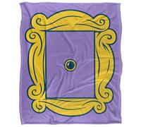 Friends Silky Door Supersoft Blanket Purple/yellow (One Size)