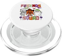 Friends Squad Halloween Group Carved Pumpkin Boo Ghost Mummy PopSockets PopGrip for MagSafe