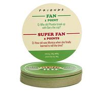 Friends TV Show Central Perk Trivia Coasters, Set of 20 Drink Coasters with 40 Questions
