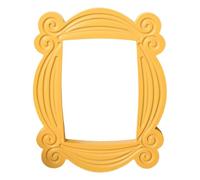 Friends TV Show Peephole Frame, Wooden Friends Photo Frame For Door Peepholes, Seen In Monica's Door Peephole Picture Frame, Yellow Friends Merchandise Frames For Front Door Decoration, Yellow Picture