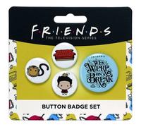 FRIENDS TV Show Ross Button Badge - Bold Statement | Acotis - Steel