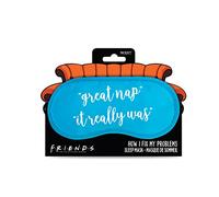 Friends TV Show Sleep Mask | Mad Beauty | Fun “Great Nap, It Really was” Iconic, Soft, Comfortable, Elastic, Adjustable, Gift for Kids & Adults