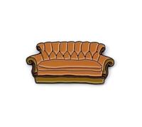 FRIENDS TV Show Sofa Pin Badge - Elegant Styling | Acotis - Zinc / Copper / Aluminium
