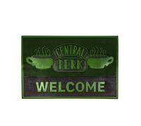 Friends Unisex Green Central Perk Logo Rubber Door Mat (One Size)
