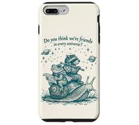 Friends Universe Raccoon Frog Snail Space Cute Funny Case for iPhone 7 Plus/8 Plus